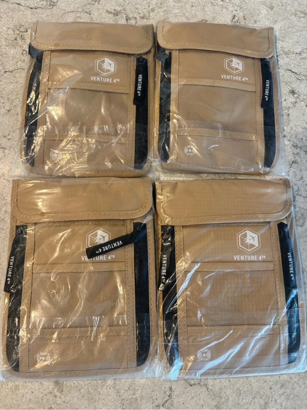 VENTURE 4TH Neck Wallet – pack of 4